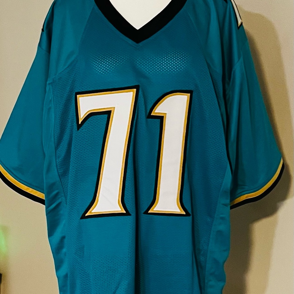 Tony Boselli HOF Autographed/Signed Jersey Beckett COA Jacksonville Jaguars XL - Picture 2 of 11